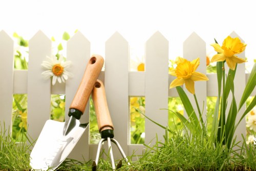 Community lawn care and anti-slavery commitment